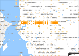 map of Kampong Sungai Semambu