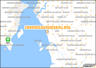 map of Kampong Sungai Semilang