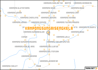 map of Kampong Sungai Sengkela