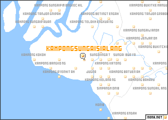 map of Kampong Sungai Sialang
