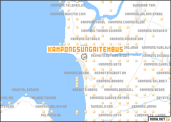 map of Kampong Sungai Tembus