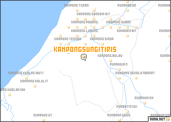 map of Kampong Sungi Tiris