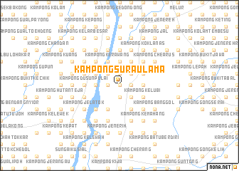 map of Kampong Surau Lama
