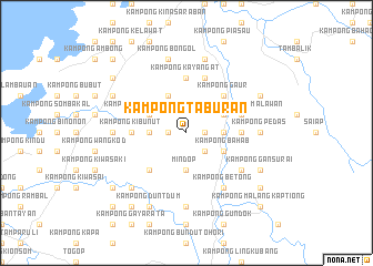 map of Kampong Taburan