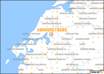 map of Kampong Tagas