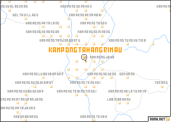 map of Kampong Tahang Rimau