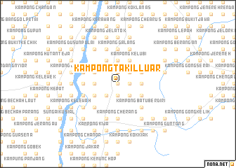 map of Kampong Takil Luar