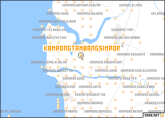 map of Kampong Tambang Simpor