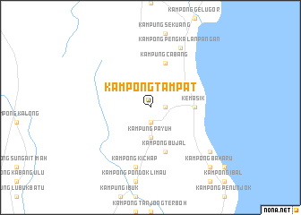 map of Kampong Tampat