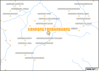 map of Kampong Tanah Mawang