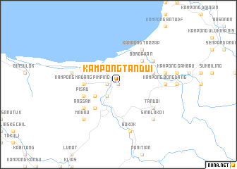 map of Kampong Tandui