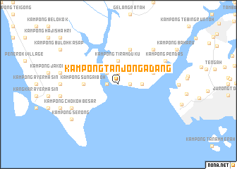 map of Kampong Tanjong Adang