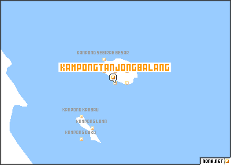 map of Kampong Tanjong Balang