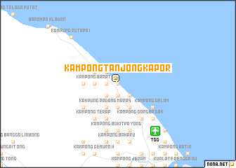 map of Kampong Tanjong Kapor