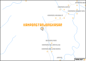 map of Kampong Tanjong Kasar