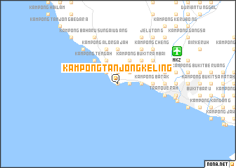 map of Kampong Tanjong Keling
