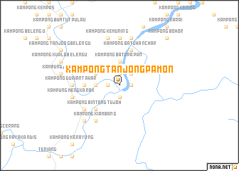 map of Kampong Tanjong Pamon