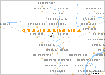 map of Kampong Tanjong Tebing Tinggi