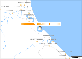 map of Kampong Tanjong Tengku