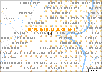 map of Kampong Tasek Berangan