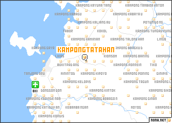 map of Kampong Tatahan
