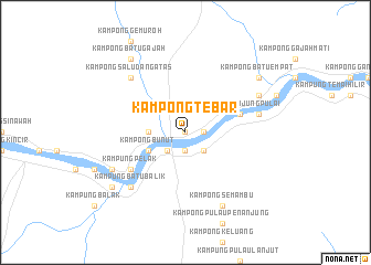 map of Kampong Tebar