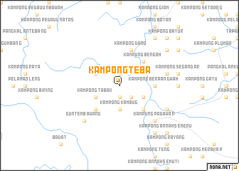 map of Kampong Teba