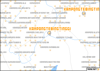 map of Kampong Tebing Tinggi