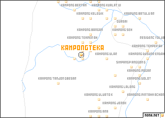 map of Kampong Teka