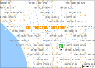 map of Kampong Telaga Tengah