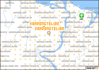 map of Kampong Teliar