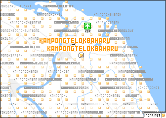 map of Kampong Telok Baharu