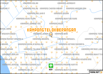 map of Kampong Telok Berangan