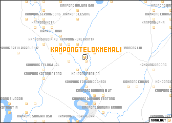 map of Kampong Telok Memali