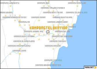 map of Kampong Telok Nyior