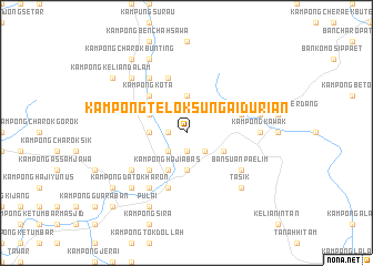 map of Kampong Telok Sungai Durian