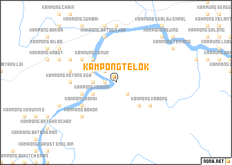 map of Kampong Telok