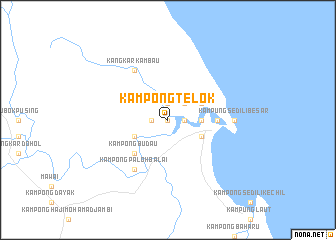 map of Kampong Telok