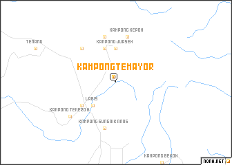 map of Kampong Temayor