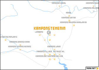 map of Kampong Temenin