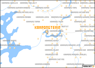 map of Kampong Temir