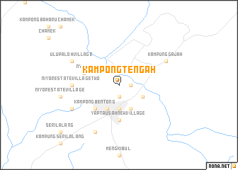 map of Kampong Tengah