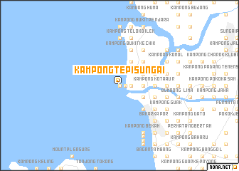 map of Kampong Tepi Sungai