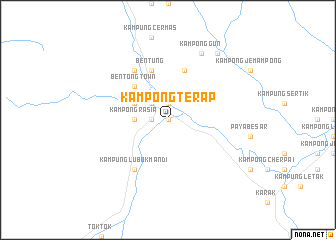 map of Kampong Terap