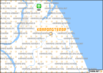 map of Kampong Terap