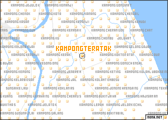 map of Kampong Teratak