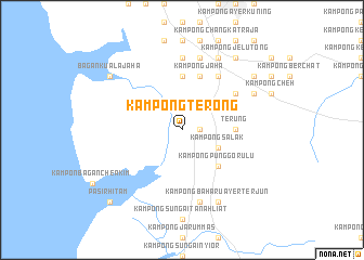 map of Kampong Terong