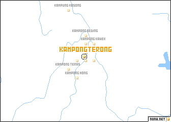 map of Kampong Terong