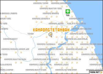 map of Kampong Tetambah