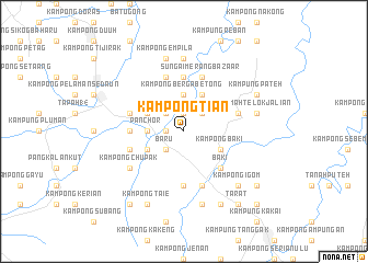 map of Kampong Tian